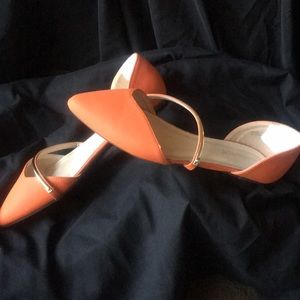 Orange flats